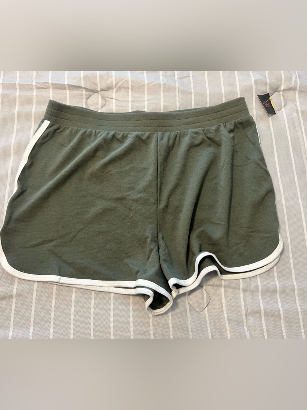 Women’s Olive Green Athletic Lounge Shorts